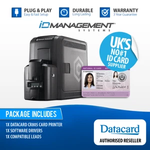 Datacard CR805 Single-Sided Re-transfer ID Card Printer • Free UK Delivery - Picture 1 of 3