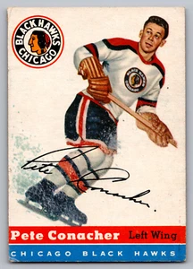1954-55 TOPPS #33 PETE CONACHER BLACKHAWKS - Picture 1 of 3
