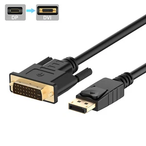 Rankie DisplayPort (DP) to DVI Cable, Gold Plated, 6 Feet - Picture 1 of 8