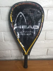 HEAD Ti Raptor Titanium Technology Raquetball Racket 3-5/8 wiht Cover - Yellow - Picture 1 of 7