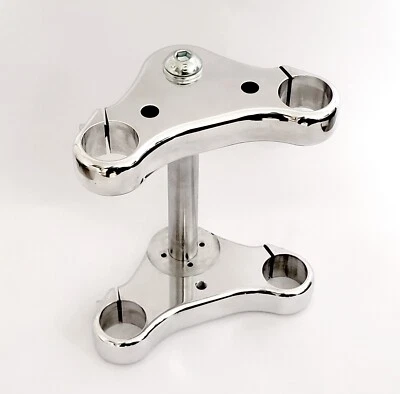 Chopper triple árbol ultra estrecho Ø39 mm Harley Triumph Yamaha Sportster Dyna Foto 1 de 4