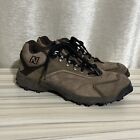 New Balance 963 Waterproof Suede Leather Hiking Trail Shoes Lace Up Brown Size 9