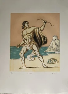 Teseo 1970 Original Hand Signed Lithograph by Giorgio De Chirico - Picture 1 of 7