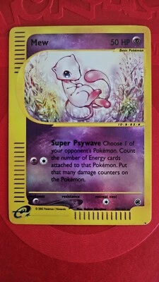 2002 Pokemon Expedition Mew Reverse Holo Rare - Image 1 of 4