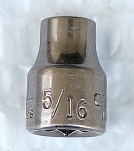 CRAFTSMAN TOOLS USA G244329, 3/8" DRIVE, 5/16" SOCKET, SHALLOW, 12 POINT *NOS* - Picture 1 of 8