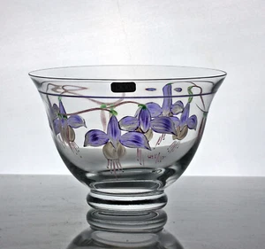 Ulrica Hydman Vallien for Kosta Boda, hand-painted fuchsia bowl - Picture 1 of 4