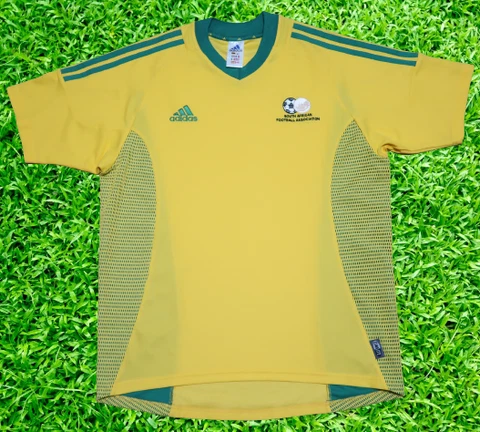 South Africa Soccer Jersey Football Shirt 100% Original M 2002 World Cup USED Cover