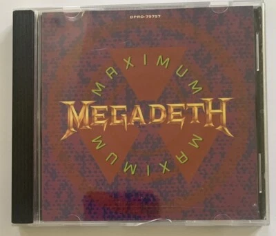 Megadeth Maximum Megadeth Promo Cd - Image 1 of 2