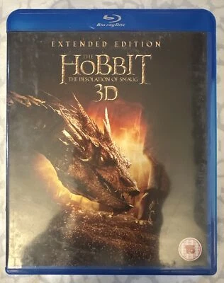 Hobbit The Desolation of Smaug Extended Edition Blu Ray 3D English Russian - Image 1 of 4