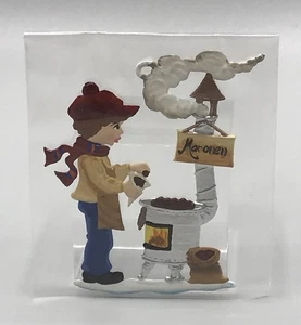 Wilhelm Schweizer Zinn Figur Maronen Weihnachten Anhänger Christbaumschmuck NEU - Bild 1 von 2