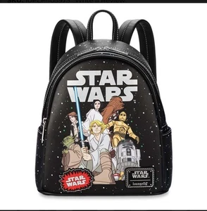 Disney Parks Star Wars Glow-in-the-Dark Loungefly Mini Backpack - Picture 1 of 11