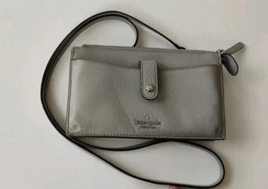 Kate Spade Jackson Umhängetasche Leder Small Tab, grau - Bild 1 von 7
