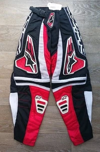 Alpinestars Youth Racer Taglia 24" Pantalone Motocross MTB Rosso Nero Bianco - Foto 1 di 23