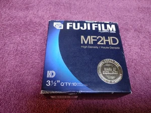 11 Used/Reformatted FujiFilm MF2HD Floppy Diskettes 3-1/2” Double Sided - Afbeelding 1 van 6