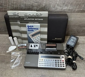 Sharp PC-1250 Pocket Computer & CE-125 Printer and Microcassette Recorder - Picture 1 of 23