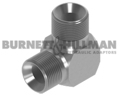 Burnett & Hillman BSP Male X BSP Male 90° Compact Elbow Hydraulic Adaptor • 7.06£