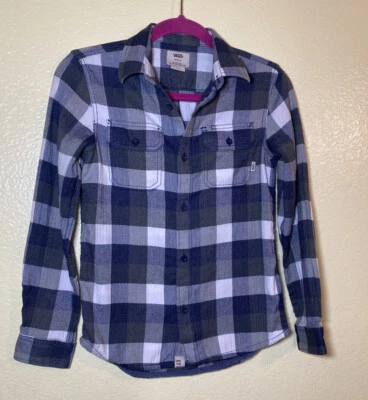 Vans long sleeve button down shirt size-M - Image 1 of 4