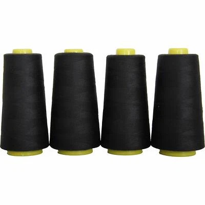 4 BIG CONES SERGER OVERLOCK THREAD SEWING THREADART - 50 COLORS - 2750 YD CONES - Image 1 of 4