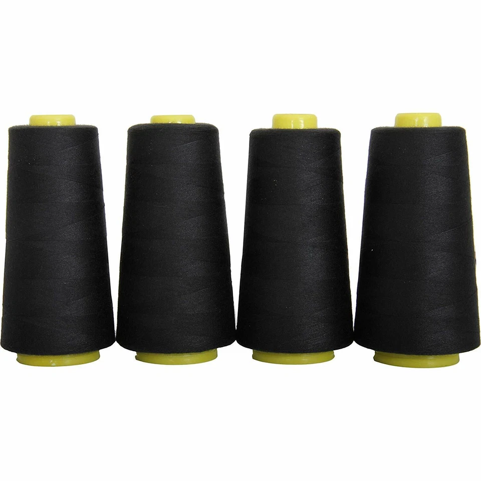 4 BIG CONES SERGER OVERLOCK THREAD SEWING THREADART - 50 COLORS - 2750 YD CONES - Image 1 of 4