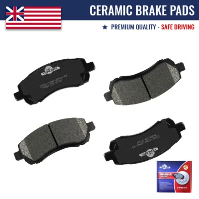 Pastillas de freno de disco delanteras de cerámica 4 piezas para Subaru Impreza Legacy 1997 1998-2000 Foto 1 de 4