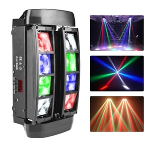 80W 8 LED Bühnenlicht RGBW Spider Moving Head DMX512 für Party DJ Disco Bar - Zdjęcie 1 z 8