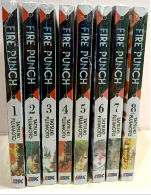 FIRE PUNCH English Comic Book Tatsuki Fujimoto Set Volume 1-8 Manga - Fast DHL
