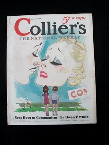 Vintage COLLIER'S Magazine October 3, 1936 Robert O. Reid Cover Art - Picture 1 of 4