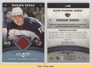 2006-07 Upper Deck Black Diamond Jersey Marian Hossa #J-MH HOF