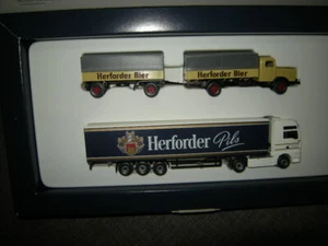 1:87 H0 Wiking Herquire Pils 125 aniversario en EMBALAJE ORIGINAL MODELO PUBLICITARIO - Imagen 1 de 2