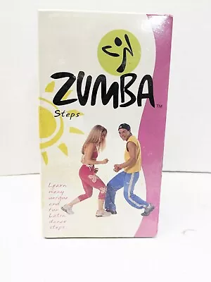 Zumba 4-Tape VHS Set: Steps, Beginners, Advanced, Buns Thighs Abs Dance Exercise - Image 1 of 4