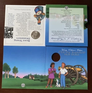 1995-S Civil War Battlefield Half Dollar Young Collector’s Edition - Picture 1 of 24