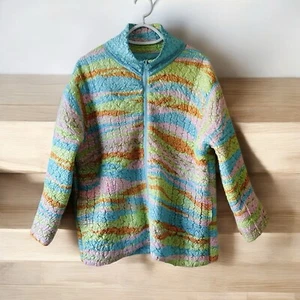 Norm Thompson Vintage Womens Jacket Sz L Soft Comfy Cozy Fall Winterwear Color - Picture 1 of 12
