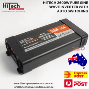 Hitech 2600W Pure Sine Wave Inverter with Auto Switching - Picture 1 of 7