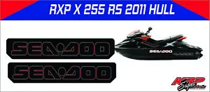 SEADOO RXP X 255 RS 2011 Graphics / Decal / Sticker Kit RED HULL - Picture 1 of 1