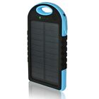 Solar charger - 5000 mAh - Portable, Shock Proof, Waterproof