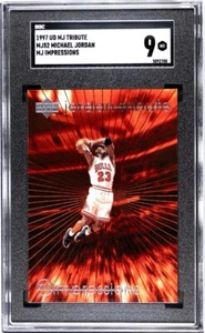 1997-98 Upper Deck Michael Jordan Tribute - #mj52 Michael Jordan SGC 9 Bulls - Picture 1 of 2