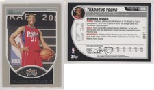 2007-08 Bowman Draft Picks & Stars Silver /199 Thaddeus Young #129 Rookie RC