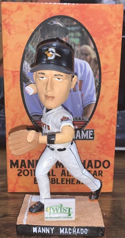 Delmarva Shorebirds All Star Manny Machado Baltimore Orioles Bobblehead Padres Cover
