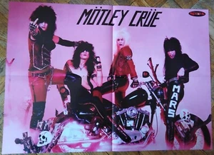 MOTLEY CRUE POSTER!!!! BON JOVI/FEUERWEHRHAUS/WEISSER LÖWE/ASCHENPUTTEL/LILLIANAXT/PAPA - Bild 1 von 1