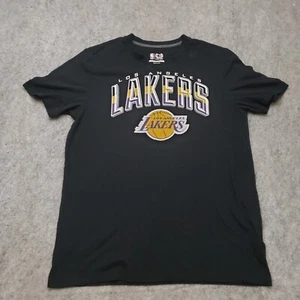 Camisa Los Angeles Lakers Para Hombre Grande Negra Amarilla Aire Libre Baloncesto Adulto A63 - Imagen 1 de 9