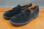 Paul Green Sadle Womens Size 9.5 Shoes Black Leather Slip On Platform Loafers