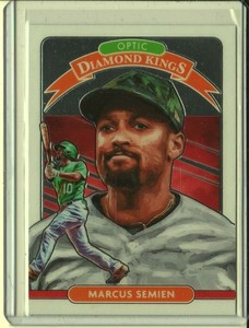 2020 Donruss Optic Baseball - Marcus Semien Diamond Kings Insert #10 - A's