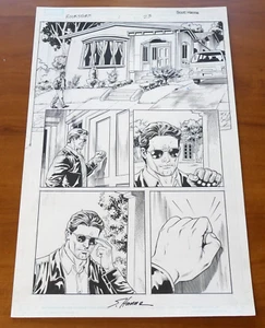 Rook Storm Marvel Comic Original Art From #1 Page 23 by Scott Hanna 11x17 - Picture 1 of 4