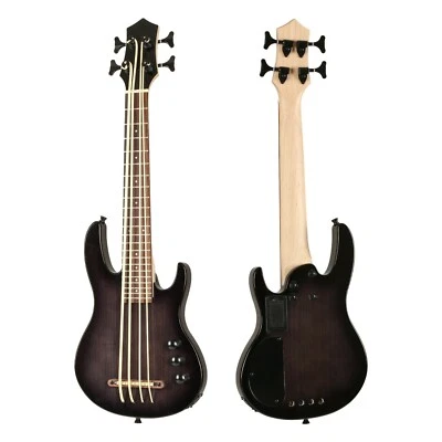 MiNi 4string ukulele ukelele electric bass uke with black color - Image 1 of 4