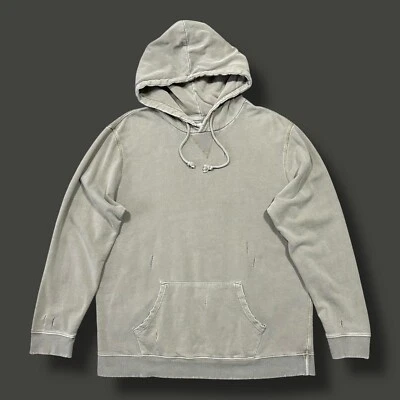 Thrashed Hoodie Sun Faded Distressed Pullover Sweatshirt Hooded Pacsun y2k Large - Image 1 of 4