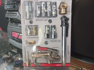 OZITO 14 PIECE AIR INFLATOR ACCESSORIES (INF-K14) - Picture 1 of 14