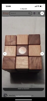  Cube Snake Wooden Puzzle By Lagoon Games - Image 1 of 4