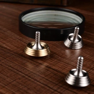 Kreisel Finger Spinner Spielzeug CNC Edelstahl Messing Handschmeichler Spielzeug EDC Spielzeug - Bild 1 von 12