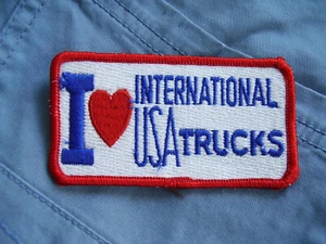 Aufnäher I Love International USA Trucks Route 66 Lincoln Highway United States - Picture 1 of 2