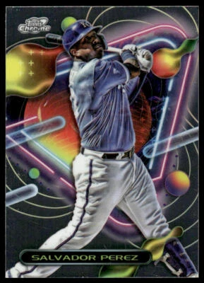 2023 Topps Cosmic Chrome #173 Salvador Perez Kansas City Royals - Image 1 of 2